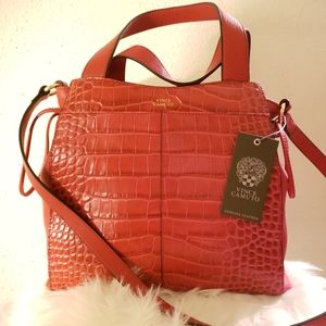 Red Vince Camuto purse